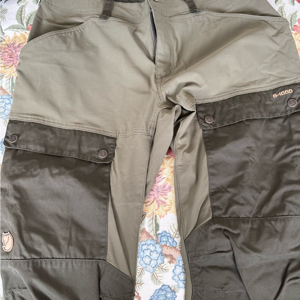 Fjallraven Green Hiking Pants